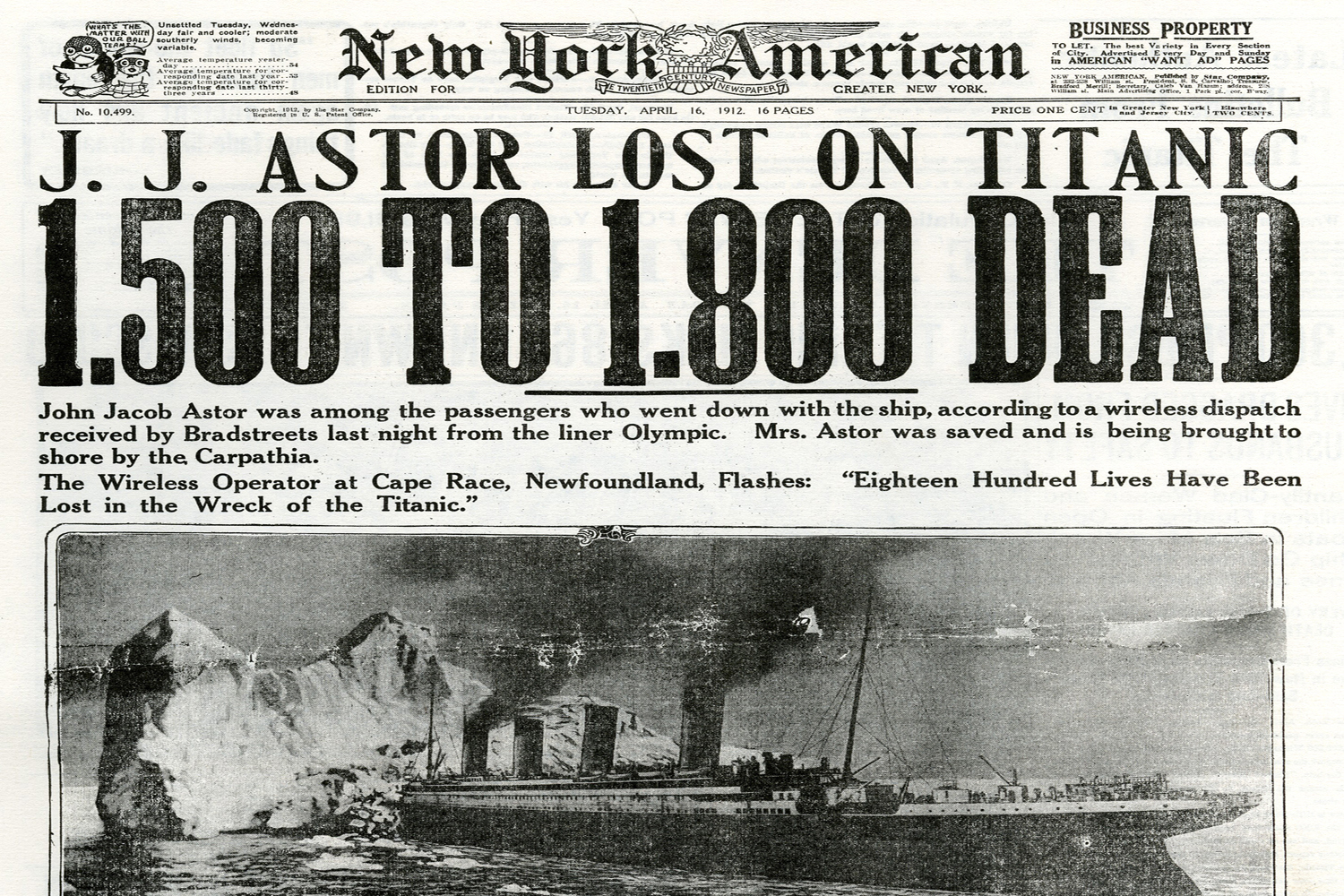 The sinking of the Titanic led to the creation of the U.S. Federal Reserve 9