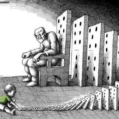 Our backwards society displayed in these powerful art illustrations 114