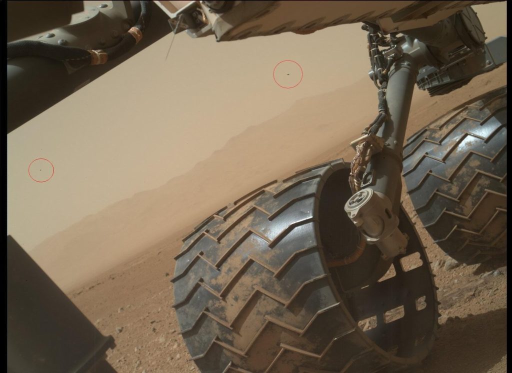 NASA Mars Curiosity Photographed UFOs 44