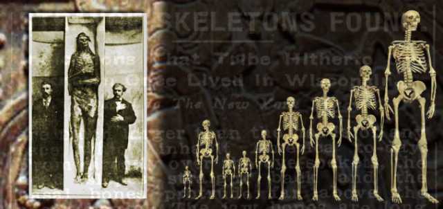 A giant mystery: 18 strange giant skeletons found in Wisconsin: Sons of god; Men of renown 24