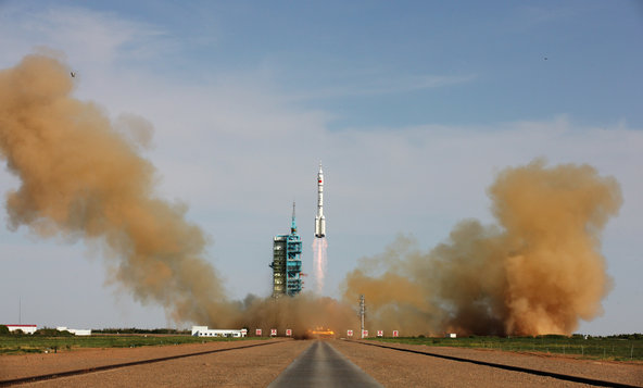 China launches its longest-ever manned space mission 4