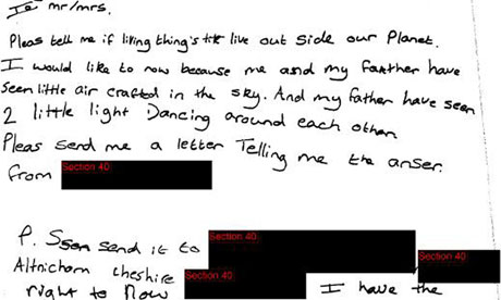 UFO letter