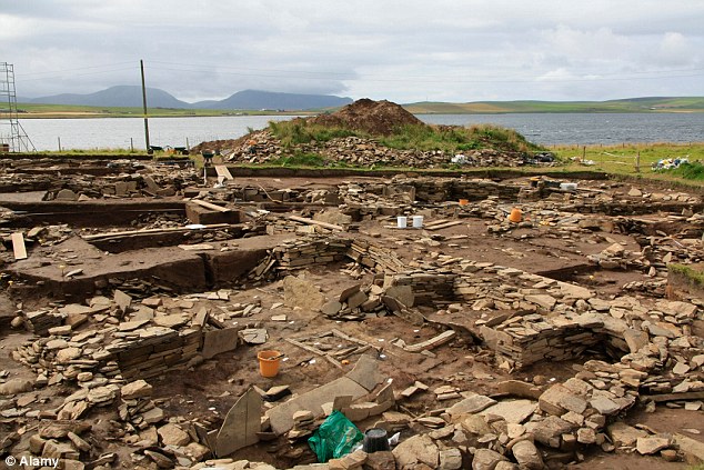 Archaeologists discover ’finest ever’ piece of Neolithic art that was part of vast temple complex built in 3,500BC 12