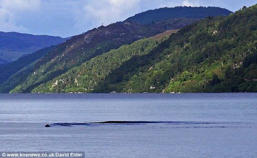 Amateur photographer snaps 'large black object' moving beneath waters of Loch Ness 10