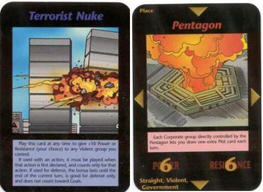 Illuminati Card Game 9/11 Terrorist Attacks