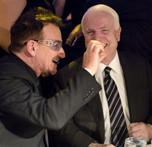 Bono with Lindsey Graham