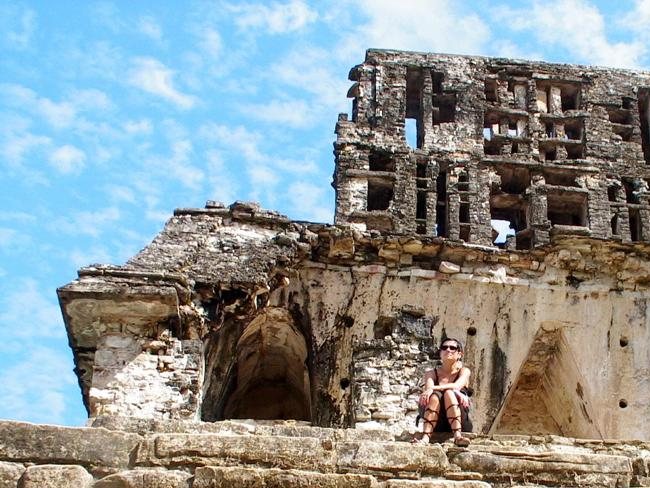 On top of the world at Palenque. Picture: Darij and Ana Flickr