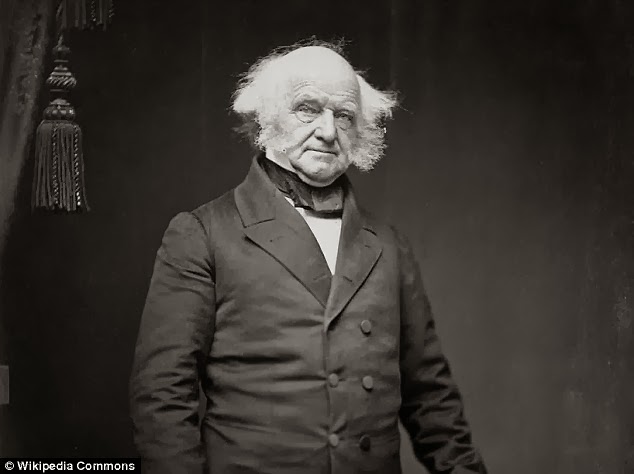 Odd man out - Only the eighth president of the U.S., Martin Van Buren, was not related to King John because he had Dutch roots