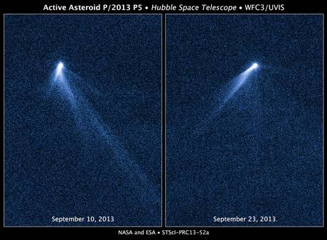 Astronomers spot strange six-tailed asteroid 4