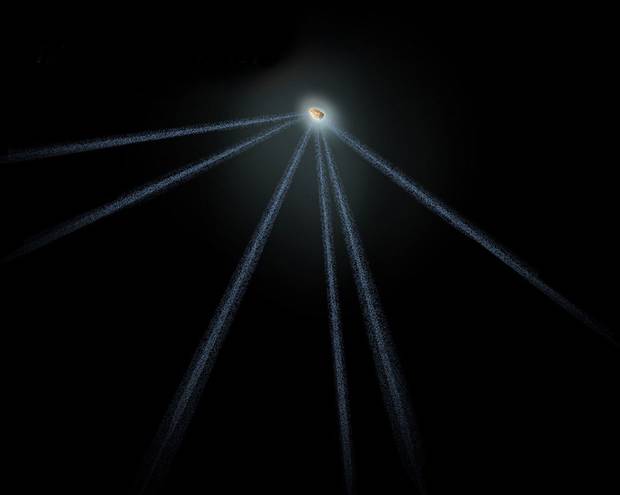 Astronomers spot strange six-tailed asteroid 32