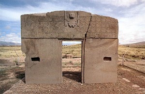The ancient Calender of Tiahuanaca in Bolivia tells of a time when our moon wasn't there.