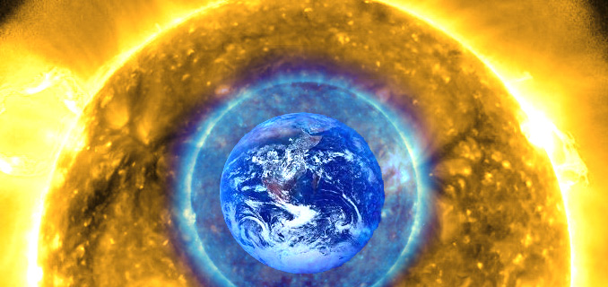 Earth raises a plasma shield to battle solar storms 1