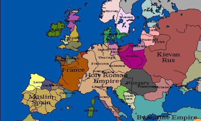 Watch as 1000 years of European borders change 21