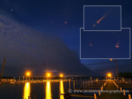UFO? Meteor? Flare? - Strange lights captured on camera over Lake Ontario 21