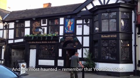 Watch moment 'ghost' reveals itself in the window of Britain’s ‘most haunted’ pub 2