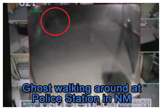 Ghost walking outside of police station in New Mexico caught on CCTV 21