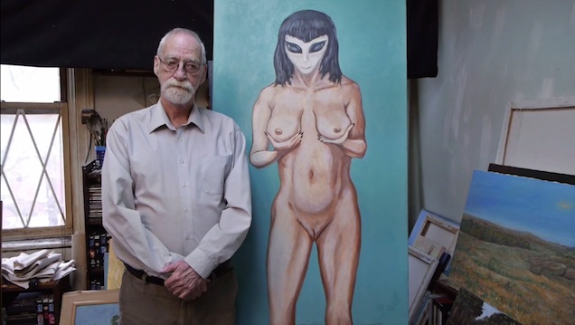 The Erotic Art of a Painter Who Claims an Alien Took His Virginity 1