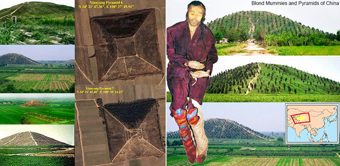 Ancient Aryan Mummies and Pyramids of China 13