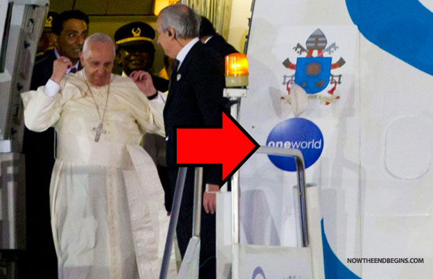 Look What Message The Vatican Papal Plane Is Proclaiming 5