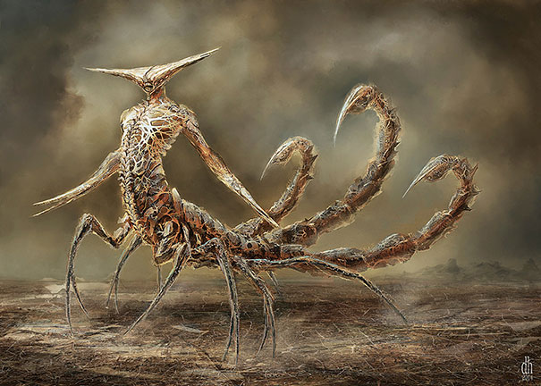 Artist Recreates Zodiac Signs As Vicious Monsters 9
