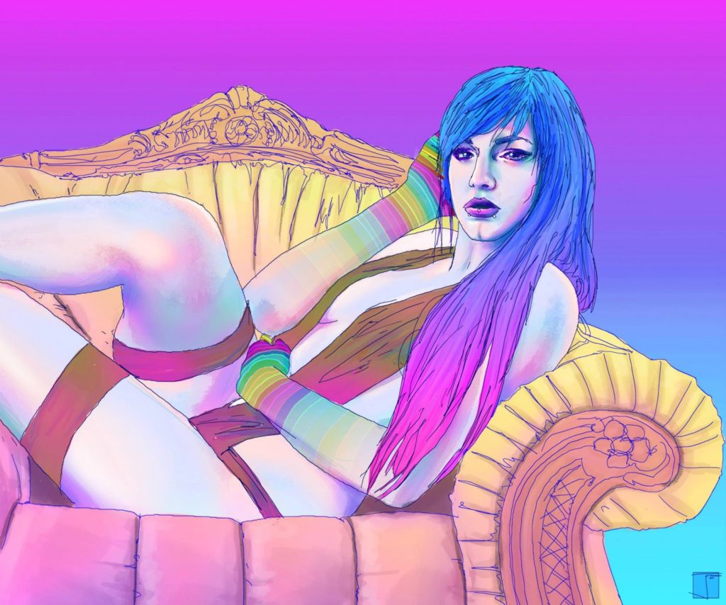 Artist’s Work Goes Viral After Censorship Of His Psychedelic Sex Art 1