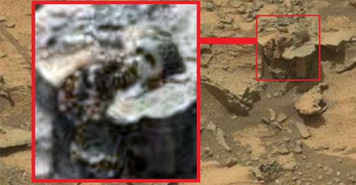 An Ancient Anunnaki statue found on Mars? NASA Rover snaps curious image 1