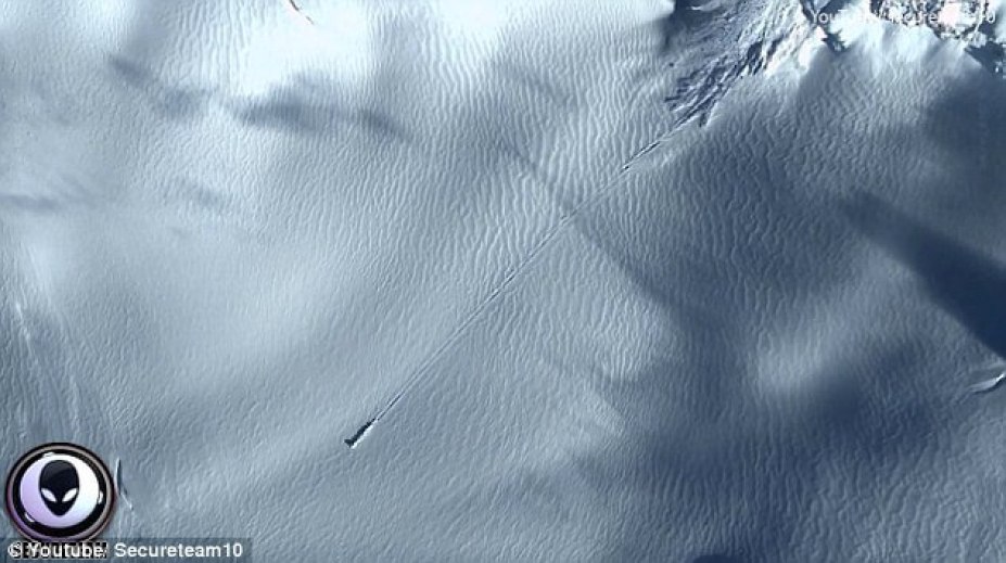 Alien hunters are convinced a mysterious object spotted on Google Earth on a remote island is a crash-landed spaceship 11