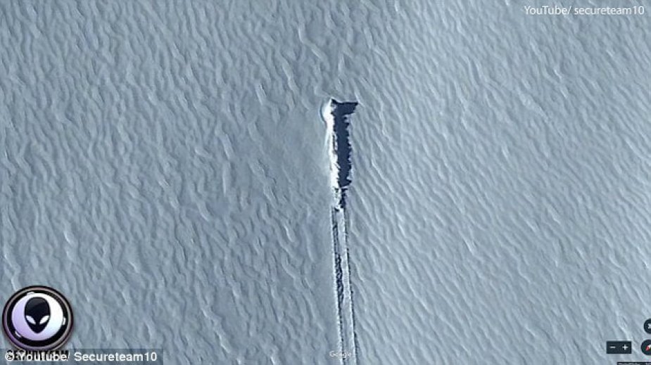 Alien hunters are convinced a mysterious object spotted on Google Earth on a remote island is a crash-landed spaceship 10