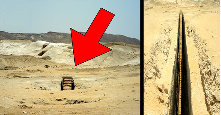 Mysterious Staircase Found In Giza Plateau? 1