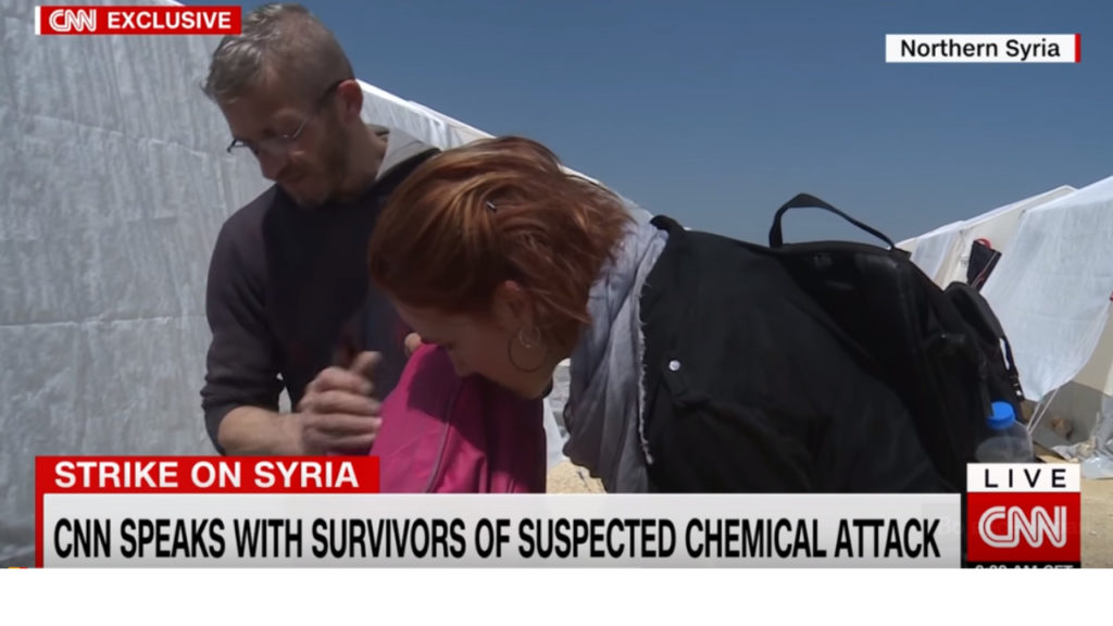 CNN Reporter Takes a Huge Sniff of “Poison” on Air 7