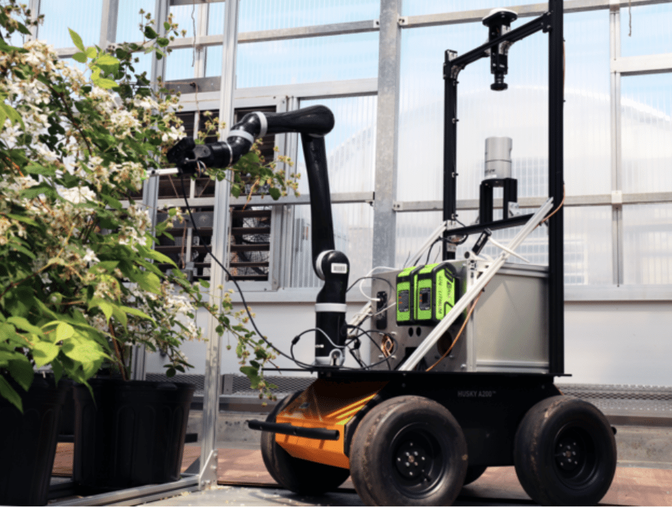 This Robotic Pollinator Is Like a Huge Bee With Wheels and an Arm 9