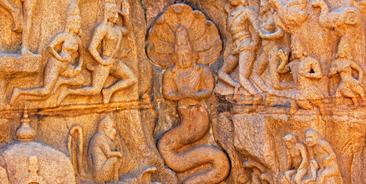 Indian Sculpture Shows Shapeshifting Reptilians & Ancient Astronauts 3