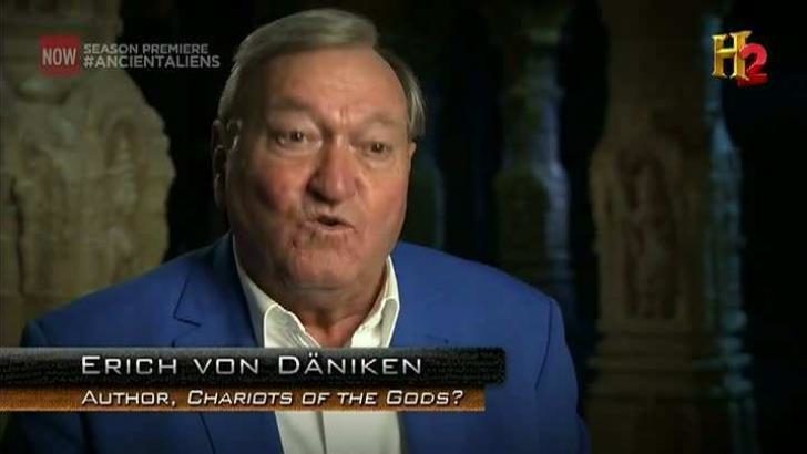 Erich von Däniken, star of "Ancient Aliens," claims in newspaper interview that the media won't report ancient astronaut and UFO evidence 32