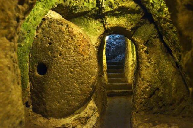 Incredible Byzantine underground city in Turkey that runs 18 storeys deep discovered by local who was renovating his home 18
