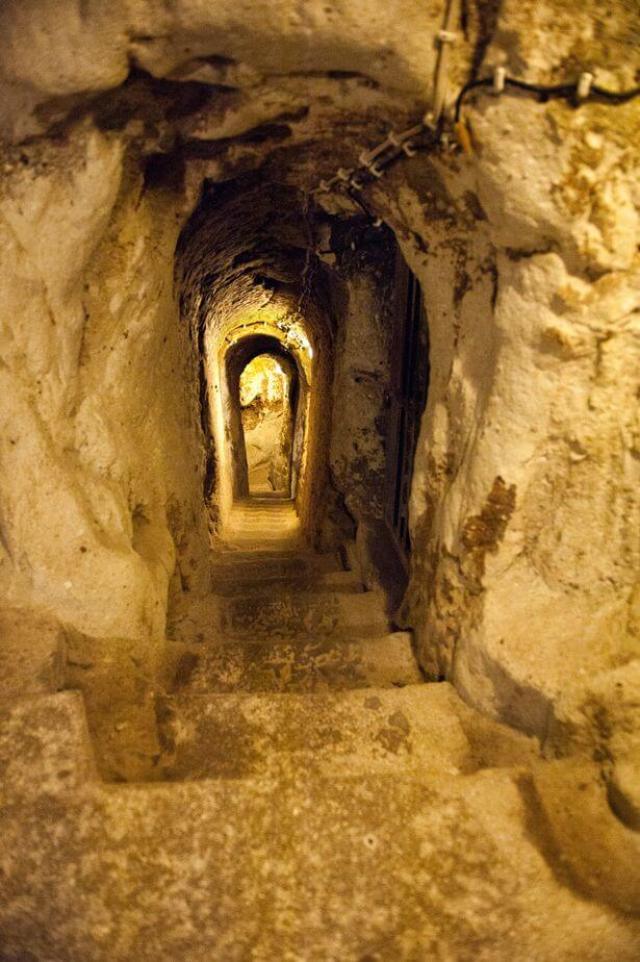 Incredible Byzantine underground city in Turkey that runs 18 storeys deep discovered by local who was renovating his home 24