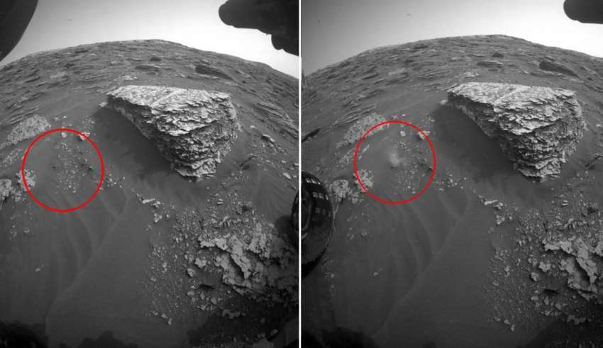 NASA accidentally publishes images of alien movement on mars 8