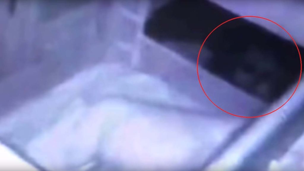Parents terrified after seeing a ghostly face next to their baby's crib 35