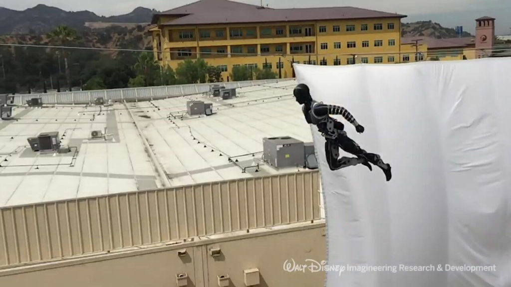 Amazing Anthropomorphic Disney Stunt Robots That Perform Autonomous Aerial Flips 60 Feet in the Air 3