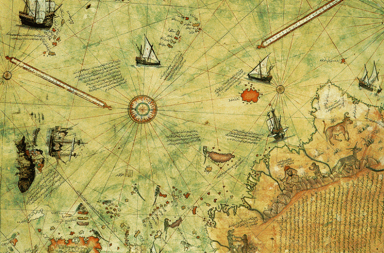 500 Year Old Map Was Discovered That Shatters The “Official” History Of The Planet 2