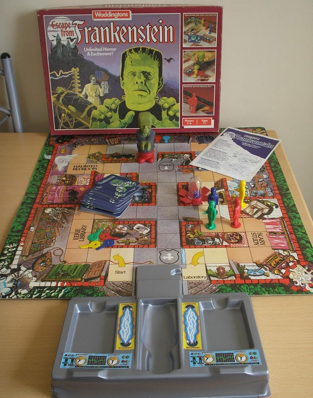 Escape from Frankenstein vintage game