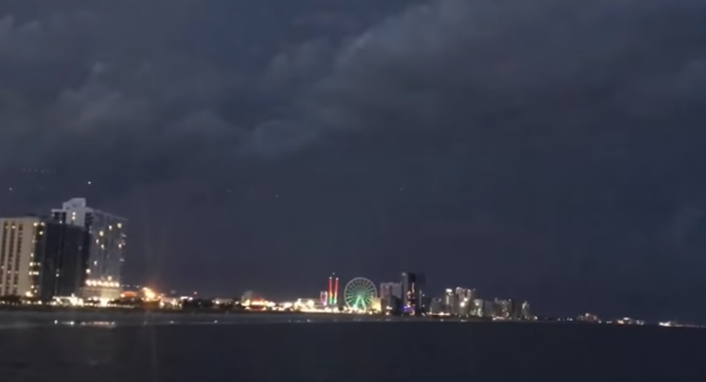 Strange lights filmed during storm over Myrtle Beach, South Carolina spark UFO theories 8