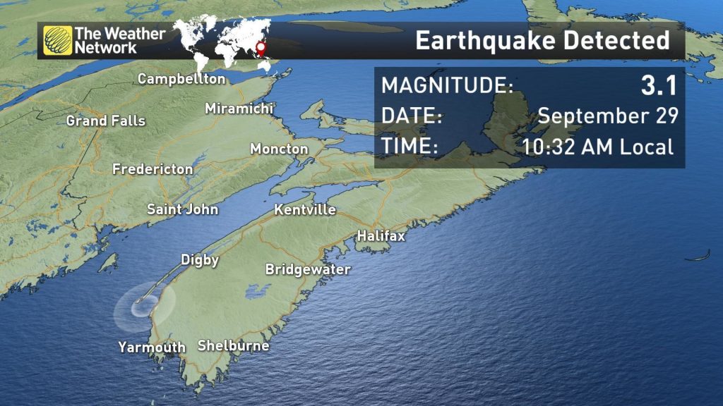 ‘Rumbles and a Boom’ as 3.1M Earthquake Rattles Western Nova Scotia 1