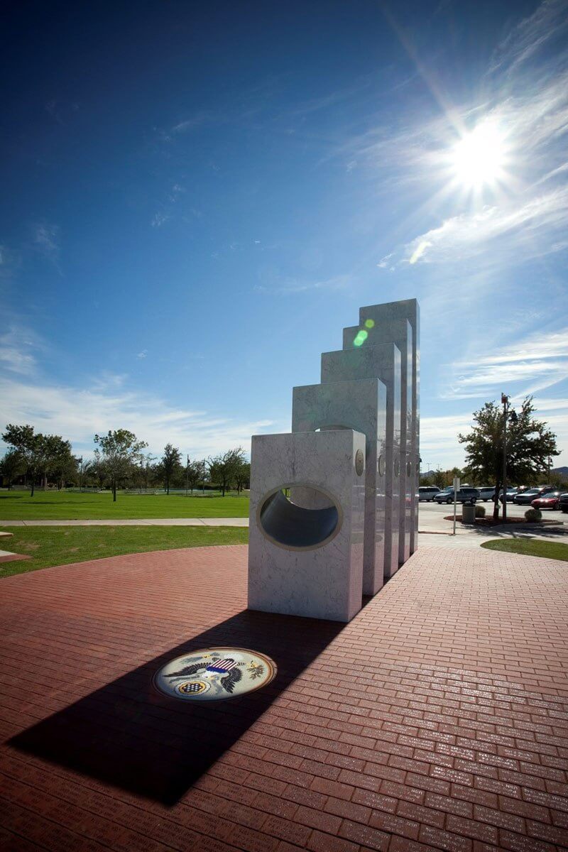 Once a Year at 11:11 am the Sun Shines Perfectly on this Memorial 18