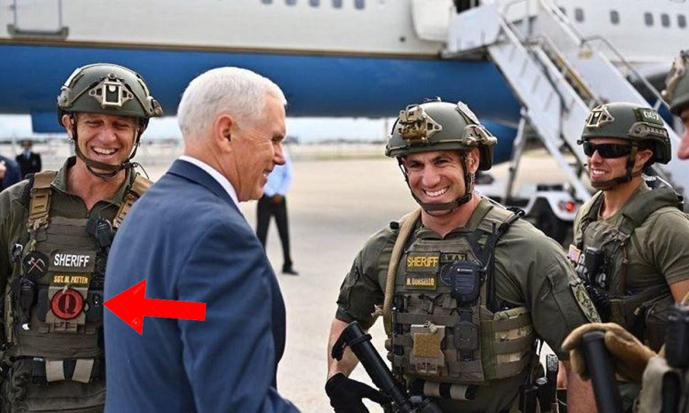 The Deputy Who Wore A Qanon Patch When Meeting VP Pence Has Been Demoted 3