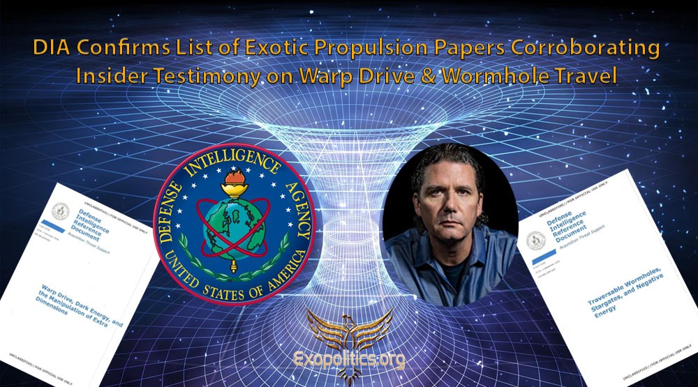 DIA Confirms List of Exotic Propulsion Papers Corroborating Insider Testimony on Warp Drive & Wormhole Travel 9