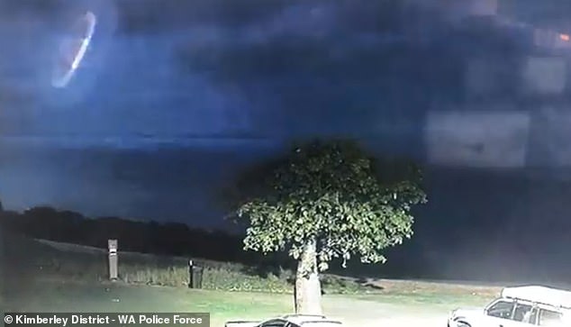 'We may not be alone': Police release eerie footage of a UFO-like object hovering in the sky 7