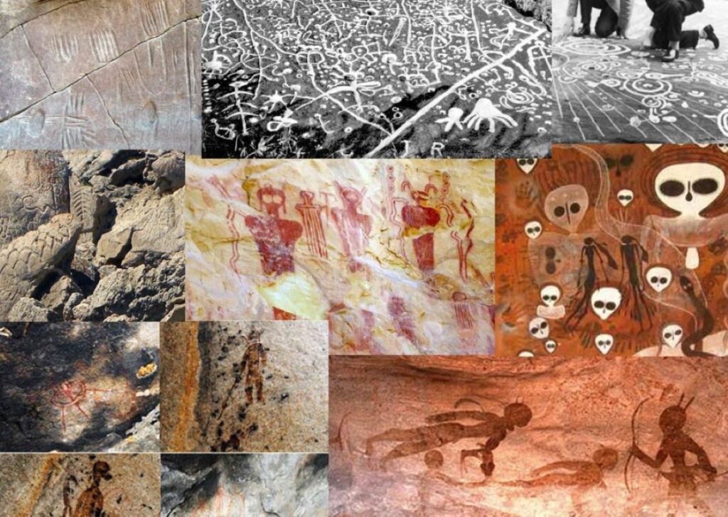 Mysterious Art depicting Ancient Aliens and Intelligent Ancestors 33