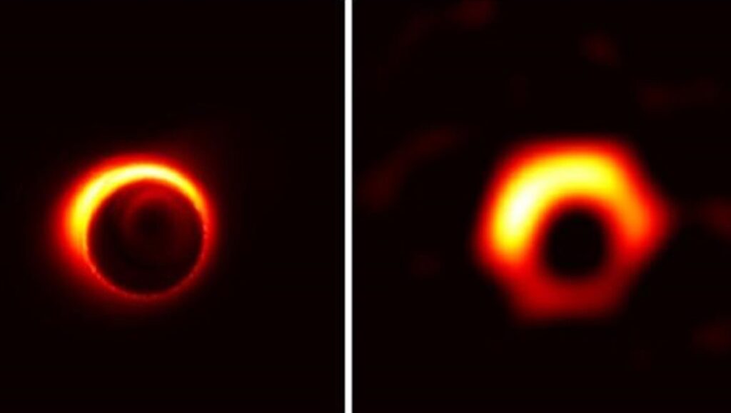 The first ever photograph of black hole captured. 1