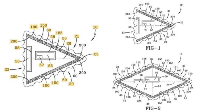patent of aircraft with UFO technology