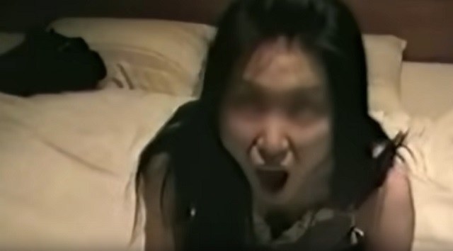 Possessed Or Drugged Asian Girl Screams On Bed Creepily 1